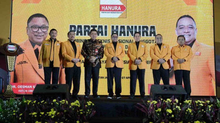 Partai HANURA resmi menutup Bimtek Nasional 2025 untuk anggota DPRD se-Indonesia, di Jakarta (26/4) foto : PRABA/ist