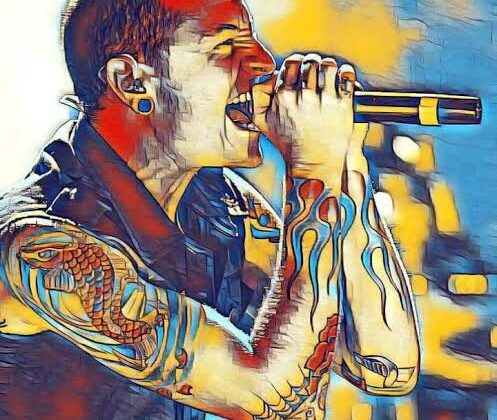 Foto vokalis Linkin Park Chester Bennington (Ist)