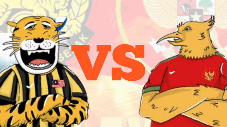 Ilustrasi Indonesia Vs Malaysia (Prabainsight)