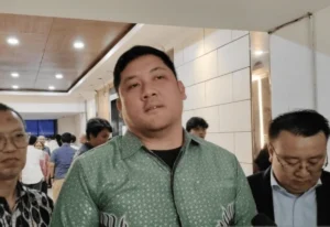 michael sinaga usai di periksa Bareskrim Polda Metro Jaya (ist)
