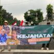 mahasiswa yang tergabung dalam Komite Mahasiswa dan Pemuda (KMP) NTB Jakarta saat menggeruduk Gedung KPK, Rabu, (21/05). (Foto: prabainsight/Ist)
