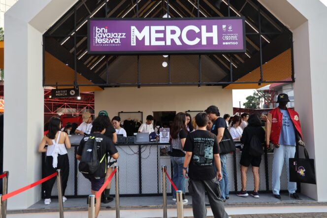 
					Booth BNI Java Jazz Festival Merch (foto:Praba/Ist)