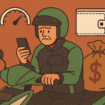 Ilustrasi driver Ojol (prabainsight/Ai)