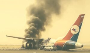 Pesawat jenis Airbus A320-233 angkut Jema'ah Haji yang di rudal oleh Israel (foto: istimewa)