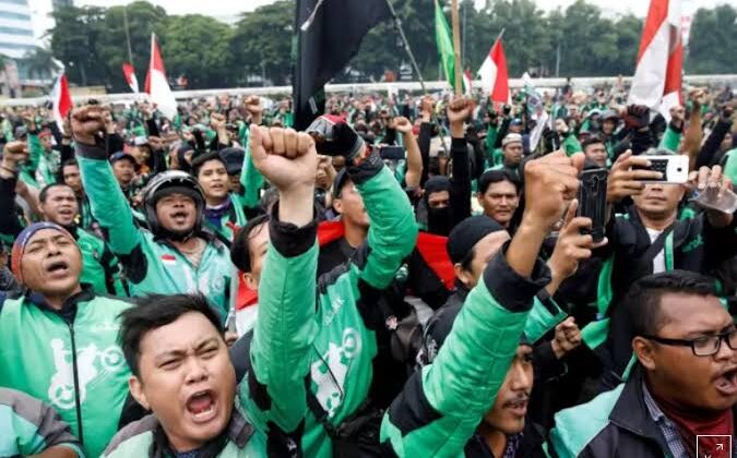 20 Mei Ojol Bakal Demo Lagi Tuntut 10 % Potongan, Dari Aplikator, Intip Tuntutannya