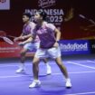 Altet Kebanggaan bangsa Jafar Hidayatullah dan Felisha Albert Nathaniel Pasaribu saat berlaga di Indonesia Open 2025
