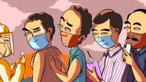 Gambar Ilustrasi Covid 19 (foto: CNBC)