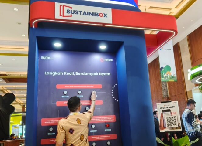 
					Sustainibox. Bukan alat sulap. Bukan juga kotak amal. Tapi kotak interaktif yang ngajak kamu mikir: gaya hidupmu ini udah ramah lingkungan belum, sih? (Foto:Praba/istimewa)