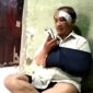Korban penganiyaan FCR guru Honorer (foto:Praba/Ist)