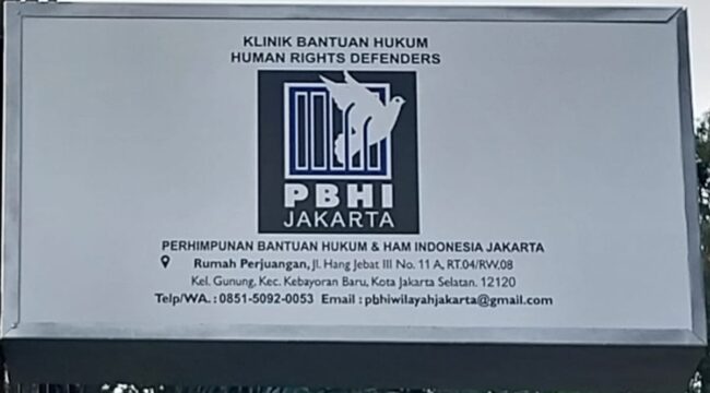 Perhimpunan Bantuan Hukum dan Hak Asasi Manusia Indonesia (PBHI) Jakarta resmi meluncurkan situs web organisasi (foto: Praba/Ist)