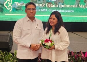 Ucapan selamat juga datang dari Wakil Bendahara Umum HKTI, Dhini M, yang menyambut baik terpilihnya Sudaryono sebagai Ketua Umum DPN HKTI periode 2025–2030.(Foto:Praba/Ist)