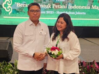 Ucapan selamat juga datang dari Wakil Bendahara Umum HKTI, Dhini M, yang menyambut baik terpilihnya Sudaryono sebagai Ketua Umum DPN HKTI periode 2025–2030.(Foto:Praba/Ist)