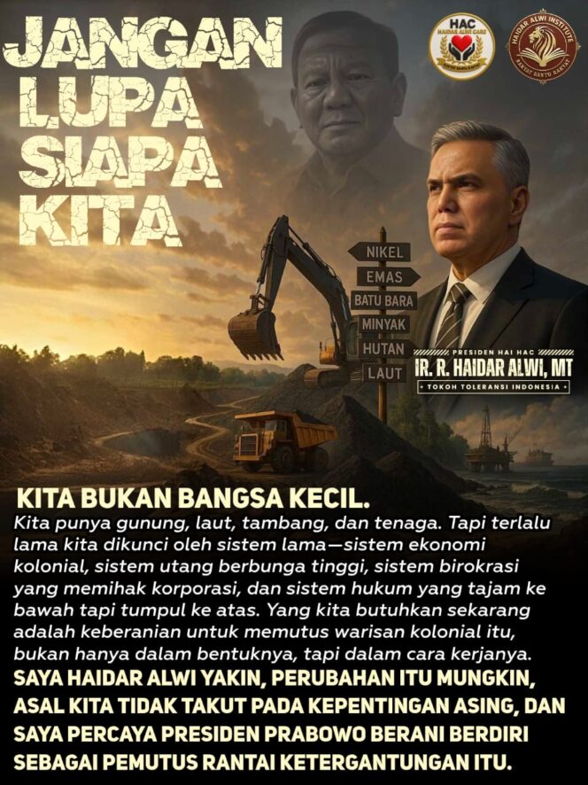 
					“Pak Prabowo, Saatnya Cabut Kabel Sistem Lama: Jangan Biarkan Indonesia Jadi Negara Kaya Rasa Miskin”