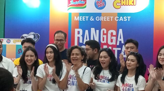 Rumah Indofood, Jakarta Fair Kemayoran (JFK) 2025, acara Meet & Greet bersama para pemain film digelar dengan meriah, Jumat, 20 Juni 2025.(Foto: Praba/Irfan)
