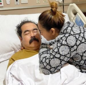 Kondisi Adam Suseno suami dari Inul Daratista belum sadarkan diri (foto: tangkap layar IG : Inul Daratista)