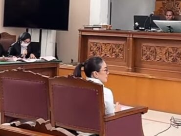 Suasana saat sidang perdana Nikita Mirzani (foto:Praba/Alma)