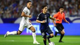 Indonesia dibantai 6-0 oleh Jepang di kualifikasi piala dunia 2026, di Stadium Suita, Osaka, Selasa (10/6) foto : Istimewa 