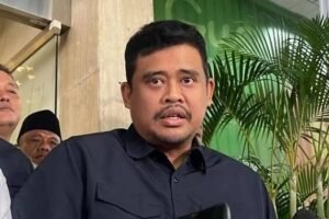 Gubernur Sumatera Utara Bobby Nasution meminta proses hukum laporan kepada pria yang diduga menghina istrinya, Kahiyang Ayu dan mertuanya Joko Widodo terkait polemik empat pulau dihentikan. (Foto:Praba/istimewa)
