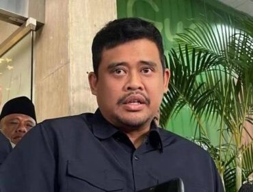 Gubernur Sumatera Utara Bobby Nasution meminta proses hukum laporan kepada pria yang diduga menghina istrinya, Kahiyang Ayu dan mertuanya Joko Widodo terkait polemik empat pulau dihentikan. (Foto:Praba/istimewa)