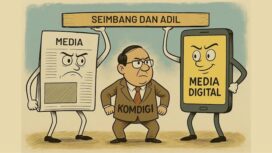 Foto Ilustrasi persaingan dunia Media (Praba/Ist)