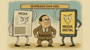 Foto Ilustrasi persaingan dunia Media (Praba/Ist)