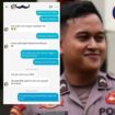 Foto tangkap layar dari media sosial oknum polisi (foto:Ist)