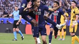 Gol-gol dari Achraf Hakimi (12’), Desire Doue (20’, 63’), Khvicha Kvaratskheila (73’), dan Senny Mayulu (86’) menjadi saksi bahwa malam itu Inter benar-benar kalah kelas.(Foto: Istimewa)
