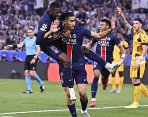 Gol-gol dari Achraf Hakimi (12’), Desire Doue (20’, 63’), Khvicha Kvaratskheila (73’), dan Senny Mayulu (86’) menjadi saksi bahwa malam itu Inter benar-benar kalah kelas.(Foto: Istimewa)
