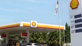 foto Ilustrasi pom bensin Shell (foto:istimewa) 