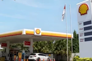 foto Ilustrasi pom bensin Shell (foto:istimewa)