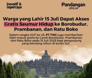 Tiket Masuk Candi Gratis Seumur Hidup? Cuma Berlaku Kalau Kamu Lahir di Tanggal Ini
