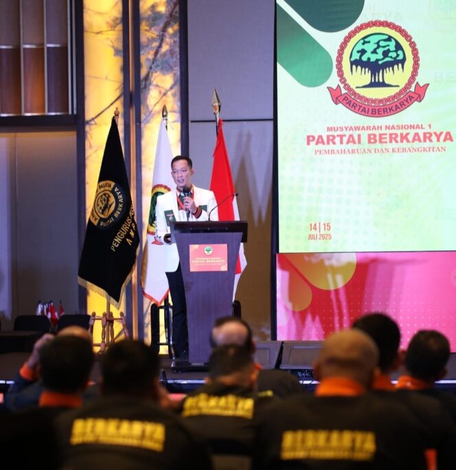 
					Beringin Berkarya Bertumbuh Lagi: Munas 2025 Jadi Titik Balik Ideologi Partai