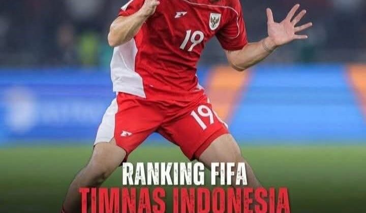 Ranking FIFA Indonesia naik ke posisi 117 dunia, tertinggi sejak 2006. Garuda salip Malaysia di ASEAN dan berpeluang tembus Top 100 dalam 1–2 tahun.(foto:Istimewa)