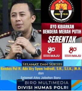 Kapolri Jenderal Listyo Sigit Prabowo resmi menunjuk Kombes Pol Ade Ary Syam Indradi sebagai Kepala Biro Multimedia (Karo Mulmed) Divisi Humas Polri