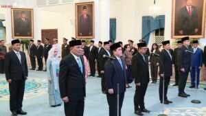 reshuffle kabinet prabowo, erick thohir menpora, djamari chaniago menko polkam, pejabat baru istana, kabinet jilid 3 (Foto: Setpres)