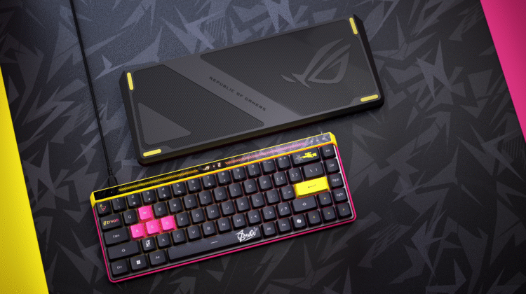 ASUS ROG Falchion Ace HFX ZywOo Edition hadir dengan switch magnetik ultraresponsif, polling rate 8000Hz, dan desain ergonomis ala pemain legendaris ZywOo. Keyboard gaming paling cepat dan empuk di kelasnya! (Foto:Istimewa)