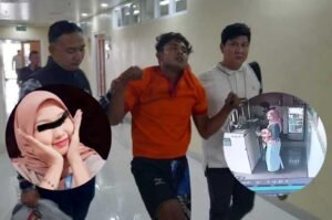 Polisi menangkap pria berinisial F yang diduga membunuh wanita hamil di hotel Palembang. Motifnya sepele, namun berujung tragis. Pelaku terancam hukuman seumur hidup atau pidana mati.(Istimewa)