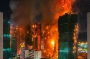 Kebakaran Level 5 pertama dalam 17 tahun melanda Tai Po, Hong Kong: 44 tewas, 279 hilang, dan ratusan petugas masih mencari korban. Investigasi temukan polistirena sebagai pemicu cepatnya api.