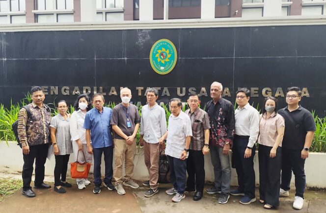 
					Sidang ke-6 sengketa tanah Marina Tama kembali digelar dengan tensi meningkat, namun BPN dan Kemenhan memilih bungkam usai persidangan, memunculkan pertanyaan baru soal arah penyelesaian kasus ini.(Foto: istimewa)