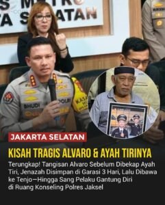 Kasus hilangnya Alvaro Kiano terungkap dengan fakta mengerikan: ayah tirinya menjadi pelaku, menyimpan jasad di garasi selama tiga hari, lalu ditemukan tewas secara janggal di Polres Jaksel. Publik menunggu penjelasan lengkap dari kepolisian.