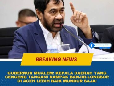 Gubernur Mualem menegur keras para bupati dan walikota yang dinilai cengeng dalam menangani banjir dan longsor di Aceh, bahkan menyarankan mereka mundur jika tak sanggup bekerja.(Istimewa)