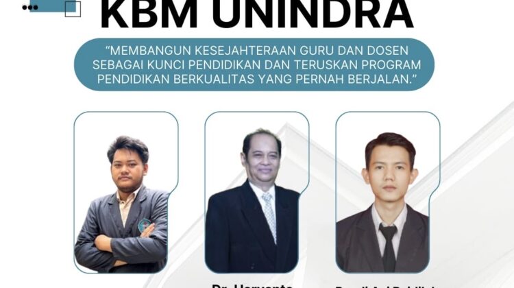 Diskusi KBM UNINDRA menegaskan kesejahteraan guru dan dosen sebagai fondasi utama mutu pendidikan nasional serta mendorong keberlanjutan program pendidikan.(Istimewa)