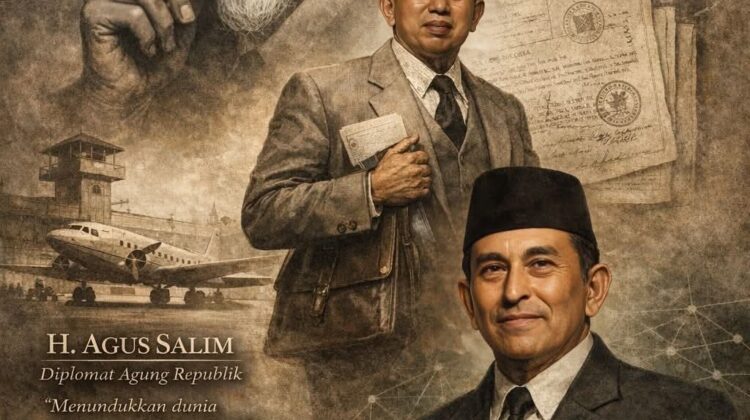 Kisah diplomasi sunyi para tokoh republik — dari kepulan kretek H. Agus Salim, kaus kaki A.R. Baswedan yang menyelamatkan dokumen pengakuan Mesir,(Istimewa)