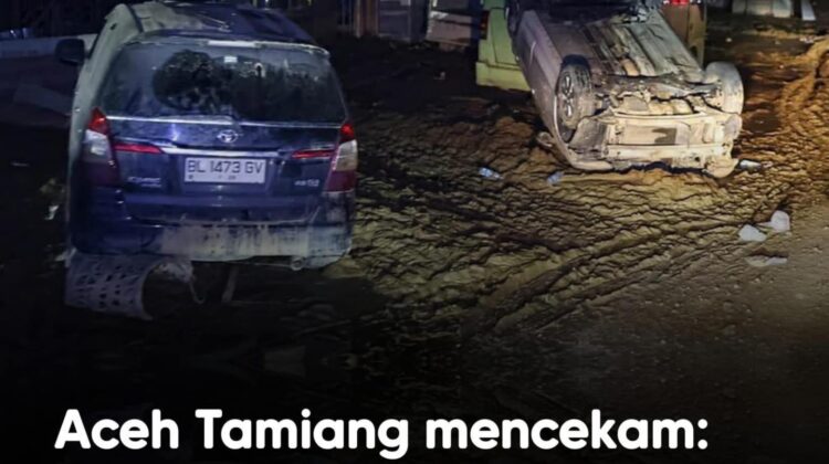 Gubernur Aceh Muzakir Manaf meninjau banjir Aceh Tamiang hingga dini hari dan menyalurkan 30 ton bantuan makanan serta obat-obatan untuk warga terdampak.(Istimewa)