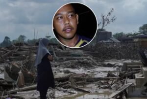 Kisah nyata Wahyu Putra Pratama saat banjir bandang Aceh Tamiang: 50 warga bertahan hidup 5 hari tanpa logistik, hanya dengan buah hanyut dan satu sendok nasi untuk anak-anak. Cerita heroik penuh pengorbanan di tengah bencana.(Ist)