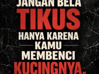 Menggantungkan kebenaran pada figur publik adalah jebakan moral. Refleksi tentang kebenaran, kultus individu, dan pentingnya menilai gagasan, bukan sosoknya.