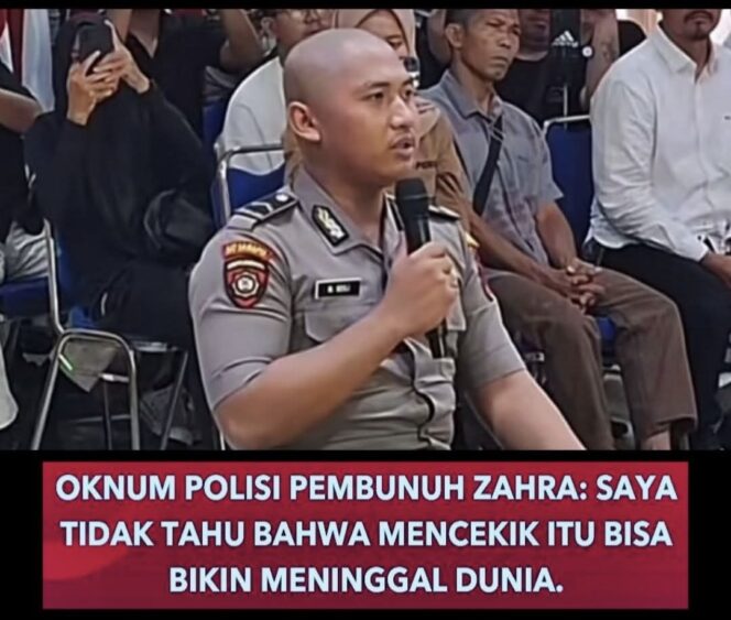 
					Sidang Komisi Kode Etik Polri di Banjarbaru menghadirkan Bripda Muhammad Seili yang memperagakan cekikan terhadap mahasiswi ULM Zahra Dilla. Komisi mempertanyakan niat pelaku atas tindakan fatal tersebut.(Istimewa)