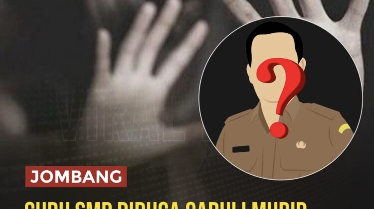 Seorang guru honorer SMP di Jombang dilaporkan atas dugaan pelecehan seksual terhadap dua siswanya. Kasus dilaporkan ke polisi dan menunggu hasil penyelidikan.(Istimewa)