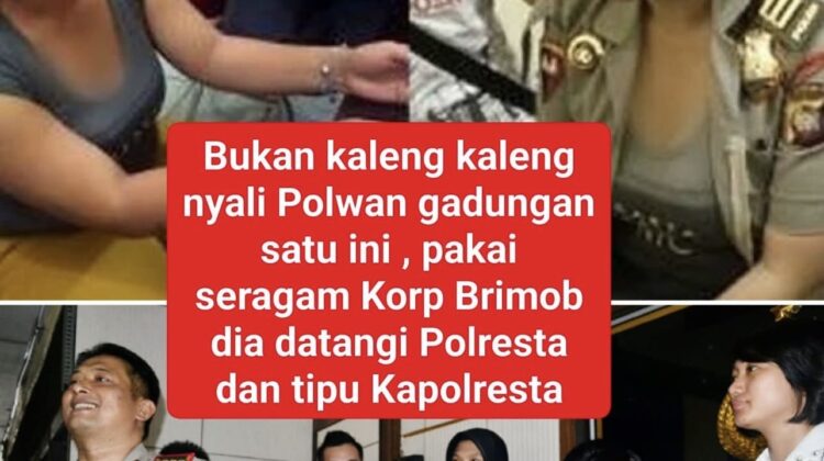 Polwan gadungan di Pontianak nekat menipu Kapolres dengan seragam Brimob lengkap, meminta uang Rp5 juta untuk menangguhkan tahanan. Modus dan penangkapan selengkapnya.(Istimewa)