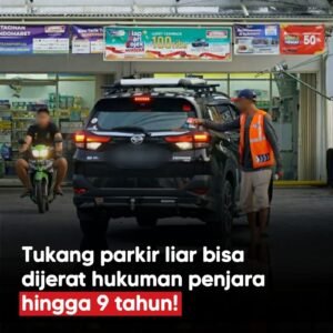 Pungutan parkir tanpa izin resmi melanggar hukum. Parkir ilegal dapat dipidana dan ditertibkan pemda melalui Dishub, Satpol PP, dan Satgas Saber Pungli.